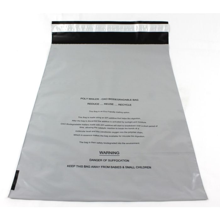 eco bio poly bags size 450mm x 600mm