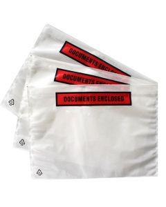 200 x A6 Document pouches Clear plastic
