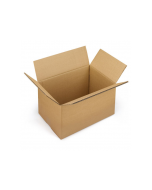 25 sturdy Corrugated cardboard boxes, Shoe box size 17.5 x 13.75 x 6.25 inches or 450mm x 350mm x 160mm
